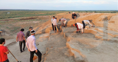 Samarqand davlat universiteti olimlari Dabusqal’a yodgorligida arxeologik qazishma ishlarini olib bormoqda…
