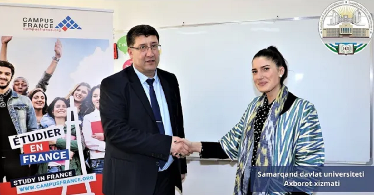 An educational center French Campus will open at Samarkand State University