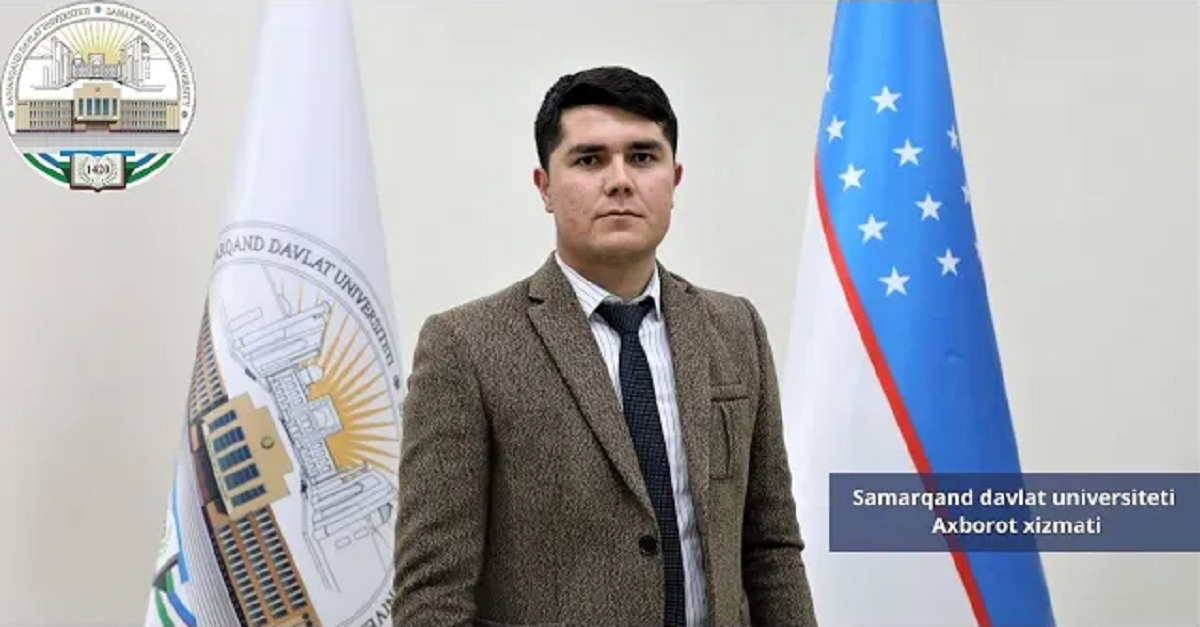 Davlat Kamoliddinov is a student of the Faculty of Mathematics, winner of the Ulugbek State Scholarship.