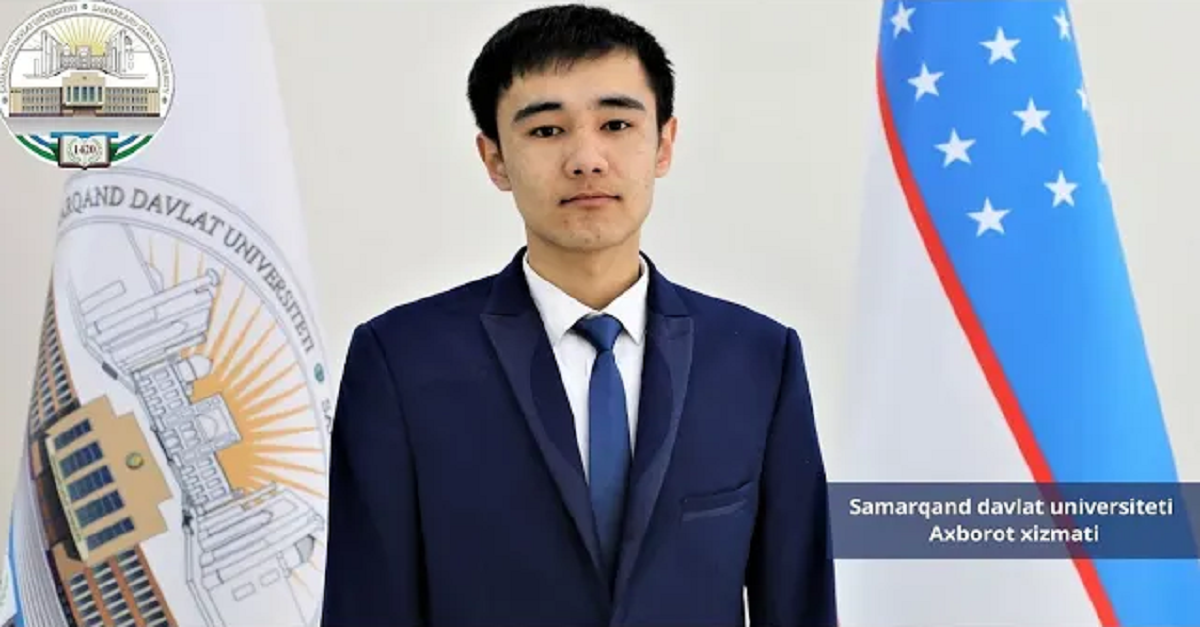 Otabek Esanov – student of the Faculty of Digital Technologies
