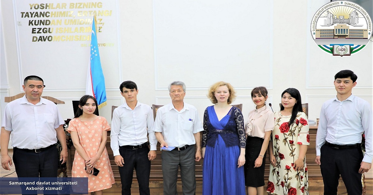  A Russian lawyer gave a lecture to students of Samarkand State University