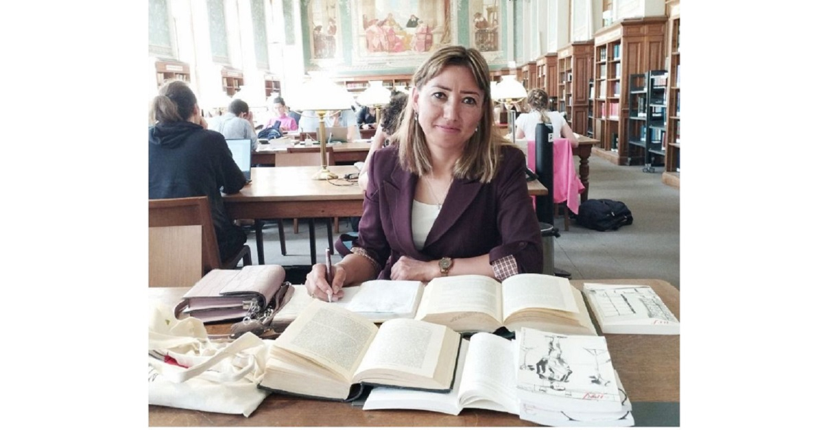 An employee of the Department of International Cooperation of Samarkand State University conducts scientific research in France