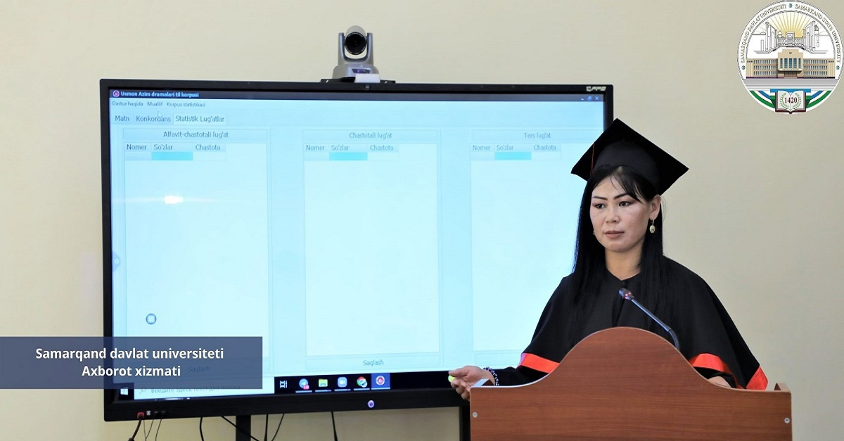 Master's degree graduates of Samarkand State University continue defending their masters theses