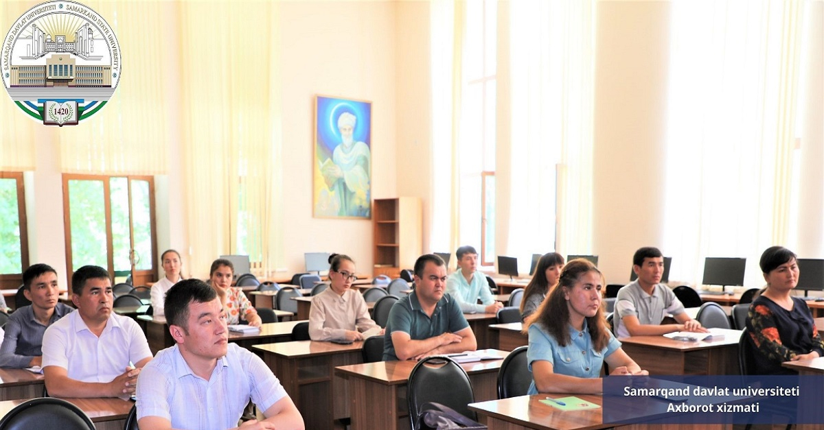 Samarkand State University hosted the competition 