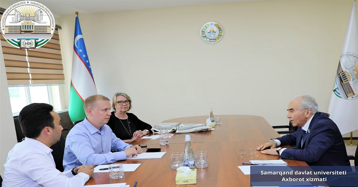 A memorandum of cooperation was signed between Samarkand State University and the Finnish University of Applied Sciences Seinajoki