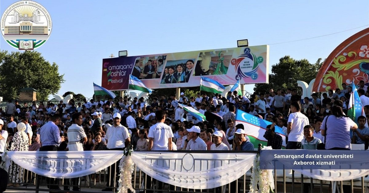 A gala concert has started at Samarkand State University as part of the Youth Festival