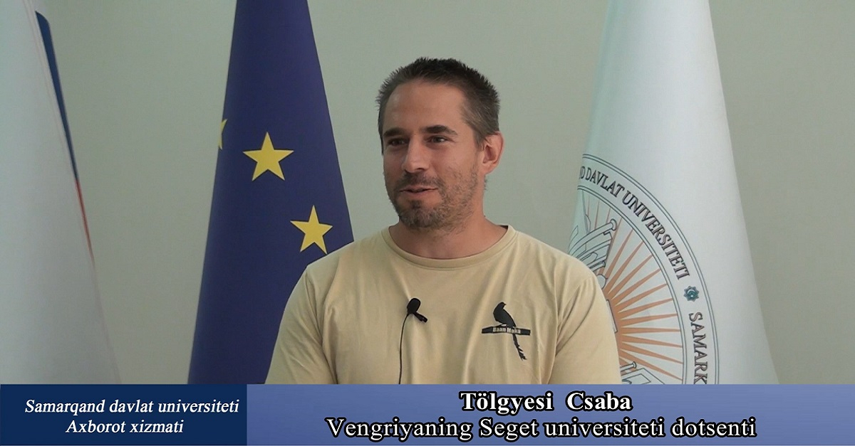 Associate Professor at Seget University from Hungary shared his impressions