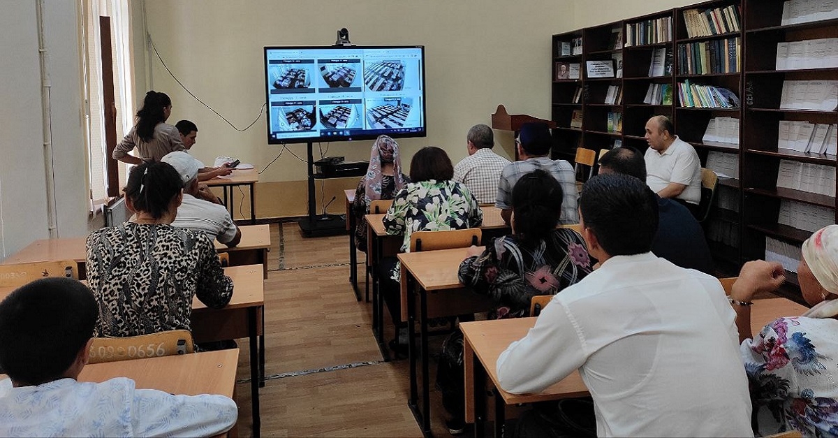 Professional (creative) exams were held at Samarkand State University for blind applicants...