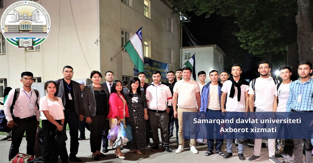 SamSU students returned from a trip to Bukhara.