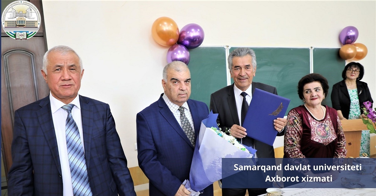 The 75th anniversary of Ruben Nazaryan, associate professor of the Russian language and foreign literature department of Samarkand State University, was celebrated...