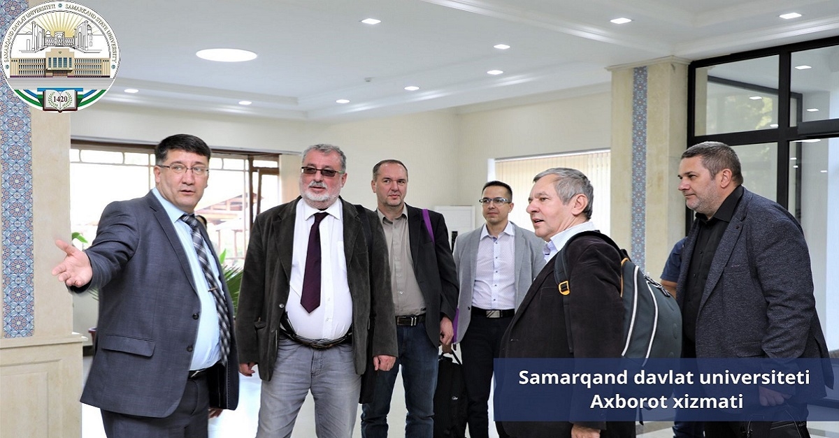 Samarkand State University was visited by a delegation of professors from Slovakia's Bratislava University of Economics...