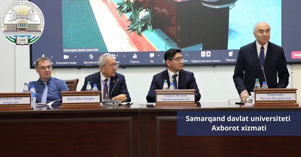 The report of Professor Nurmat Otabekov, deputy head of the sanitary-epidemiological peace and public health service of the Republic of Uzbekistan, was delivered to the participants of the conference...