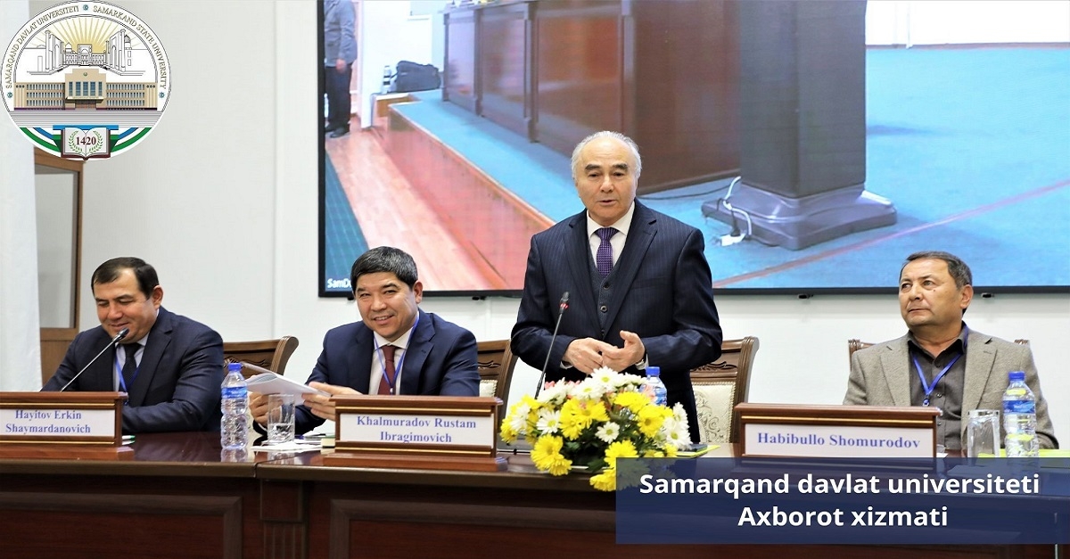 Samarkand State University hosted an international conference on the theme 