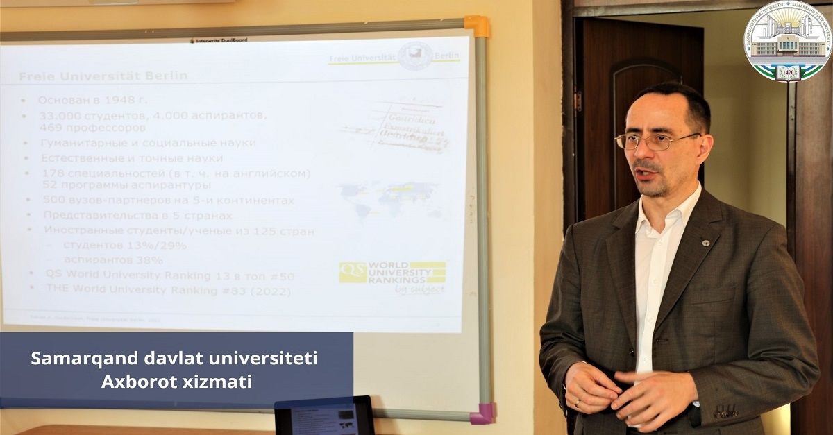 As part of the “Week of German Universities”, a seminar was held at the Faculty of Philology of SamSU...