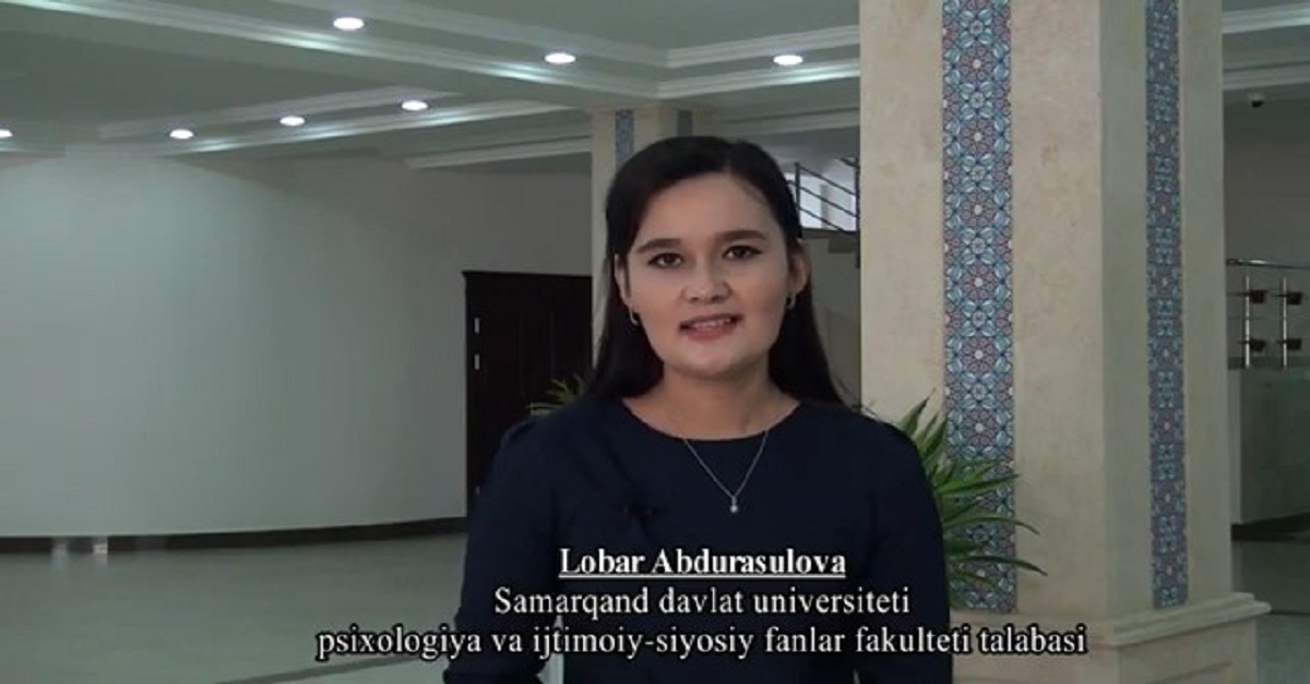 Samarkand State University: Where does attention to a person begin?