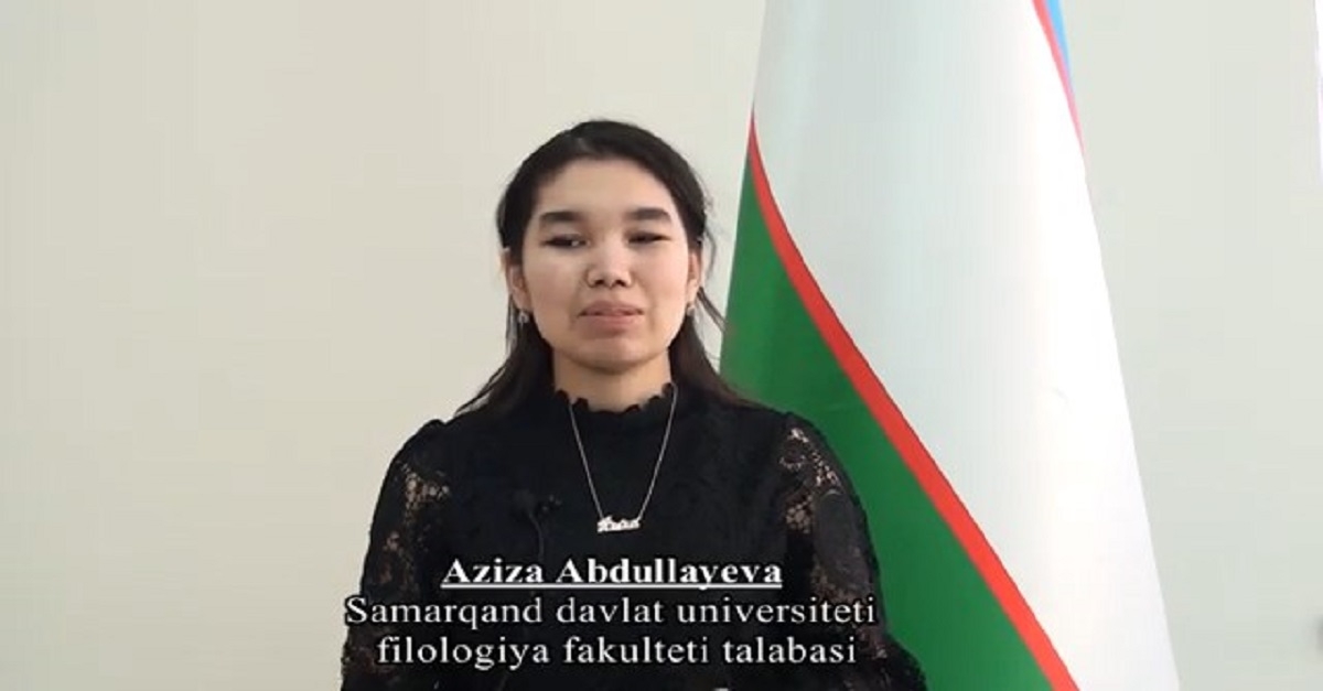 Samarkand State University: Where does attention to a person begin?