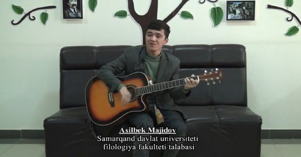 From the work of a student of the philological faculty of Samarkand State University Asilbek Majidov...