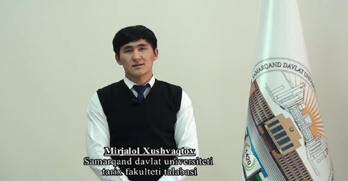 Samarkand State University: Where does attention to a person begin?