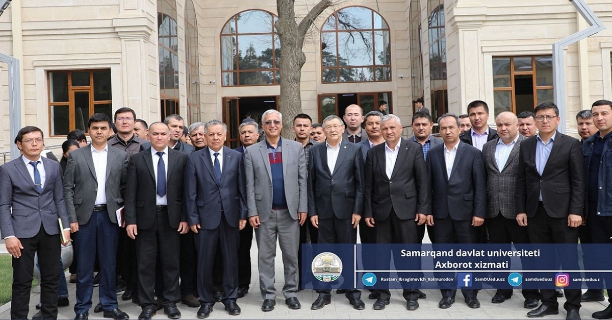 The President of the Iranian Mathematical Society visited Samarkand State University...