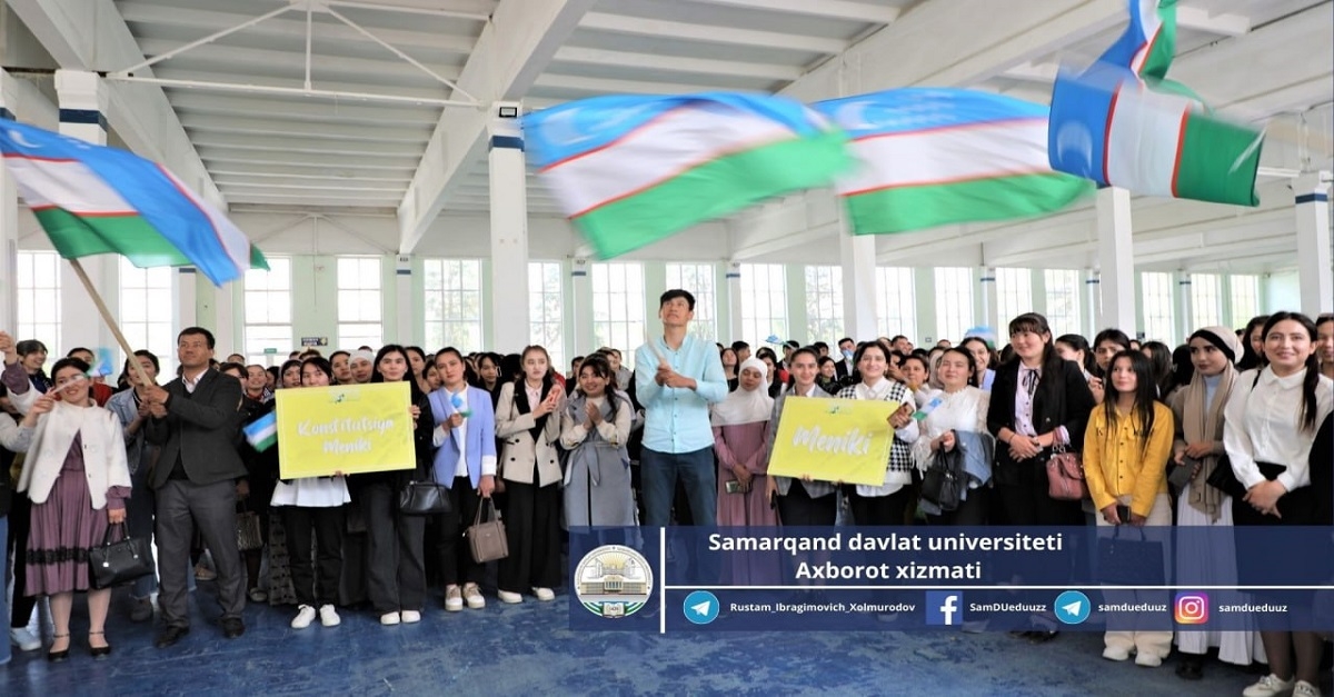 Propaganda activities “Referendum and Youth” continue at Samarkand State University...