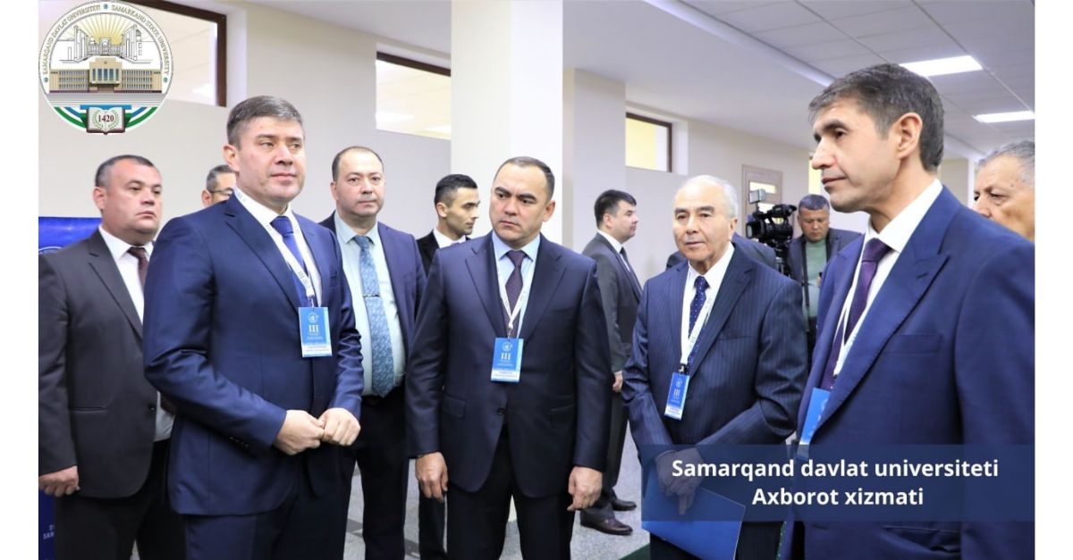 The III Uzbek-Russian educational forum is being held at Samarkand State University...