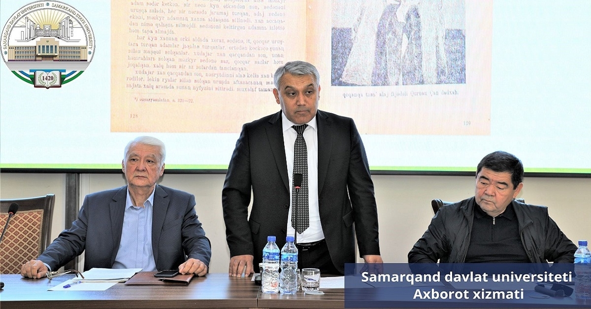 A scientific seminar dedicated to the 140th anniversary of the historian and scientist Professor Pulat Soliev was held at Samarkand State University...