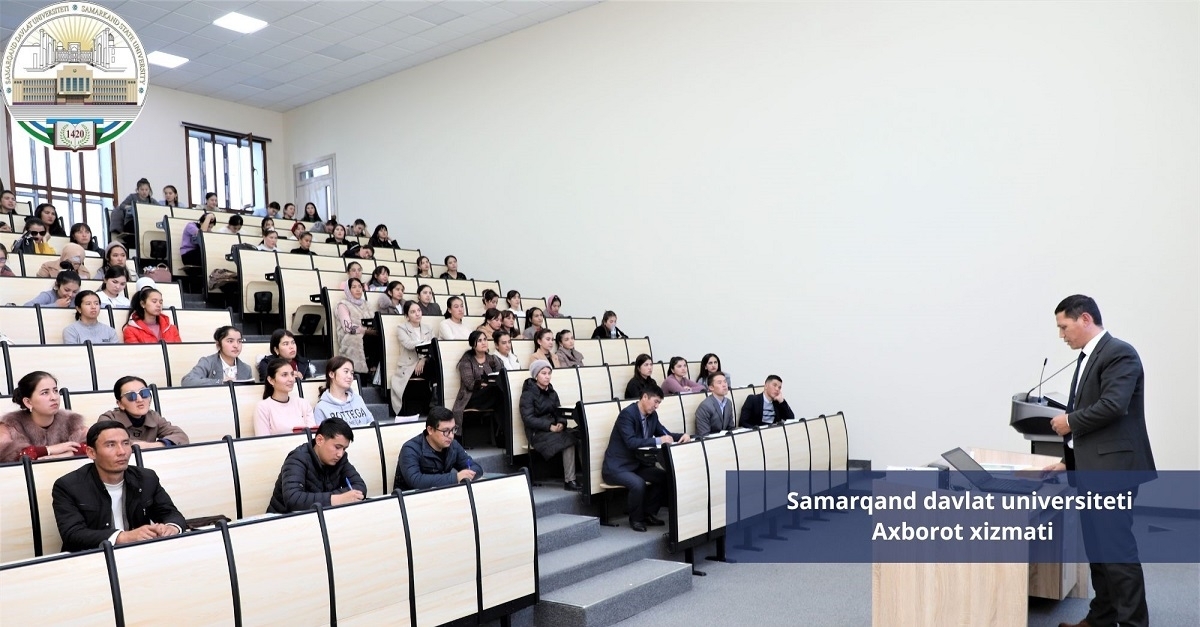 Well-known Turkologist, professor at Mugla University Sitka Kochman Ali Akar conducts online classes for students and undergraduates of Samarkand State University...