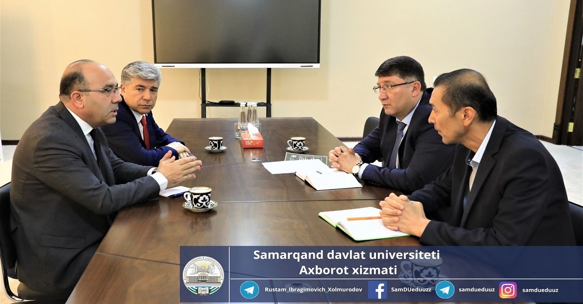 Cooperation between Samarkand State University and the Turkish University of Gazi...