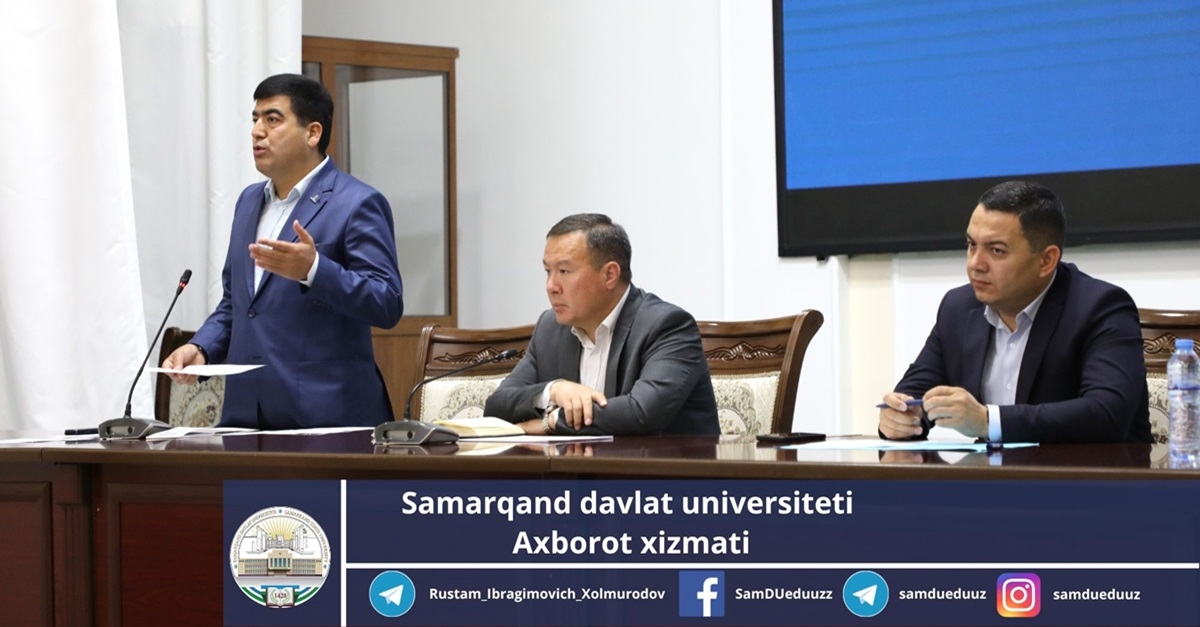 A meeting was held at Samarkand State University with graduates included in the reserve of promising personnel with leadership qualities...