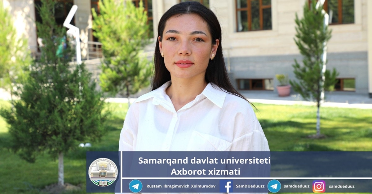 A student from Samarkand State University will continue his studies in a master's program in Hungary...