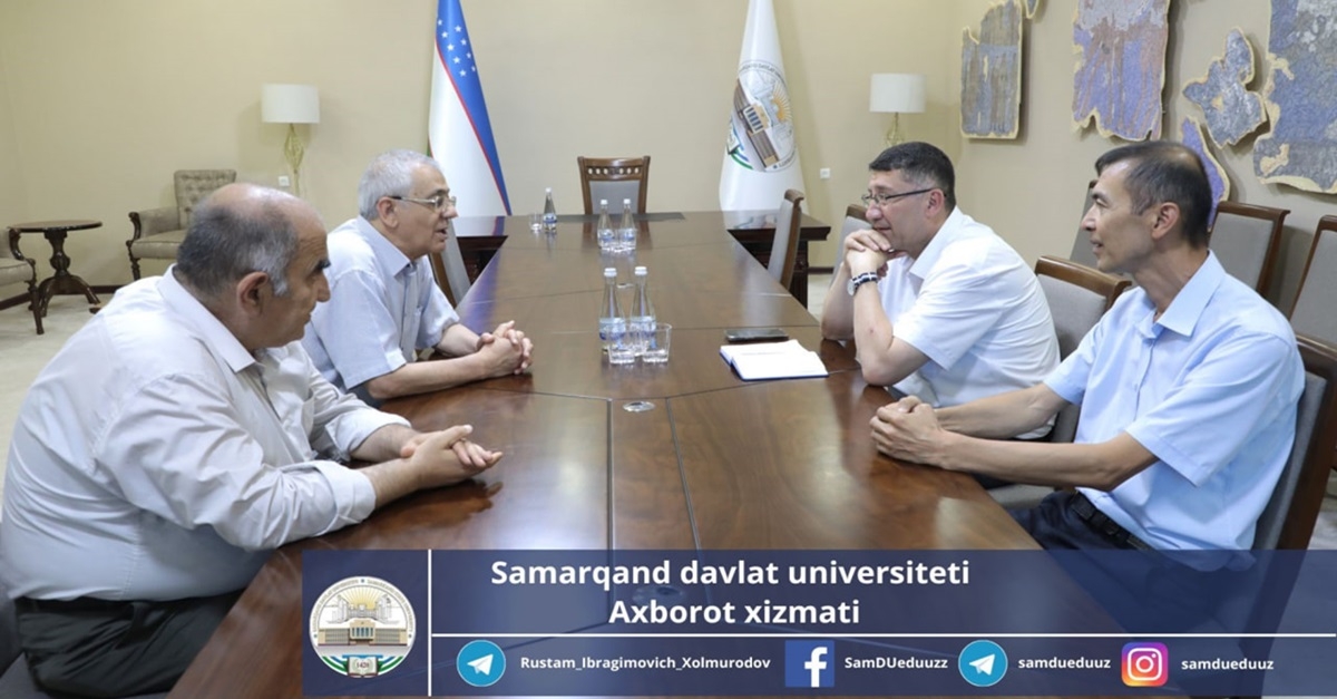 Samarkand State University signed a cooperation agreement with Azerbaijan's Hazar...