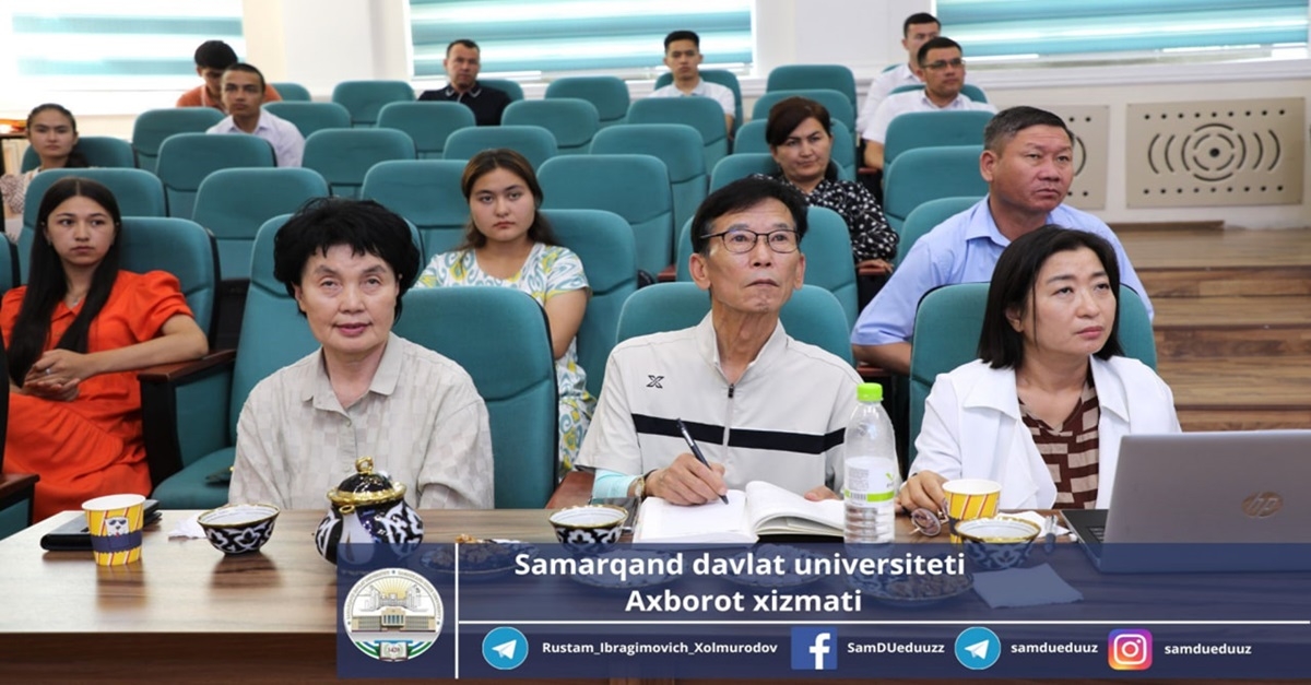 Period of practical work: an international event was held at Samarkand State University in cooperation with Yeungnam University....