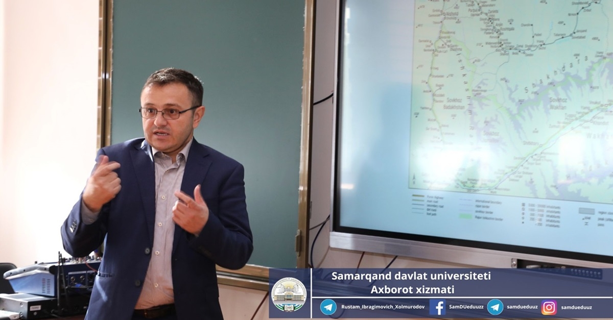 The next international summer school is underway at Samarkand State University...