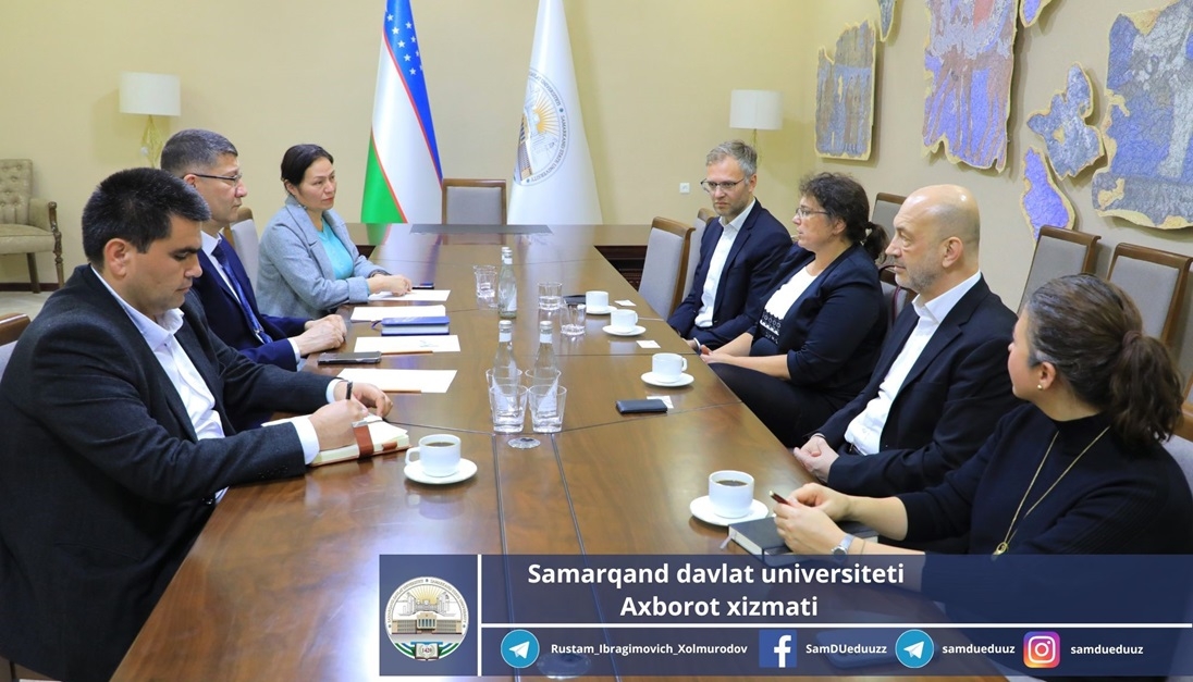 The collaboration between Samarkand State University and Bamberg University in Germany.