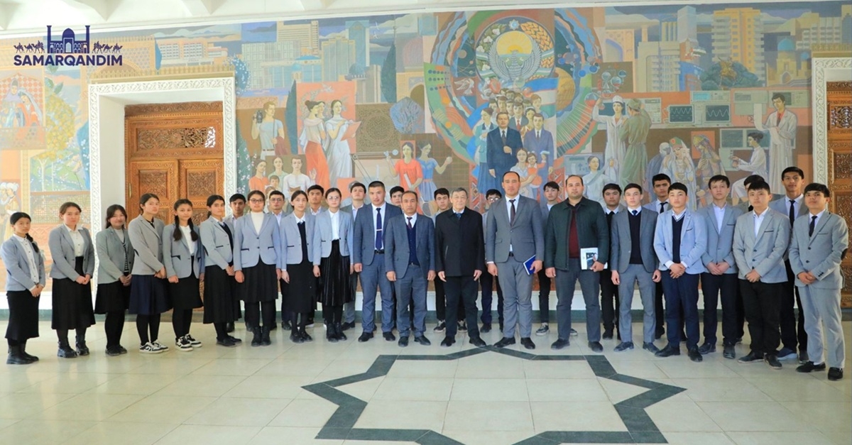 Talented youth from Pastdargom at Samarkand State University.